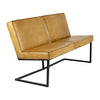 Loke Bank - mit Naht - Leder Texas Mustard