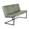 Loke Bank - mit Naht - Leder Texas Olive