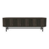 Welve - HIFI Sideboard 185cm | Metallgestell Schwarz - Eiche Massiv UP