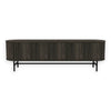 Welve - HIFI Sideboard 185cm | Metallgestell Schwarz - Esche Massiv UP