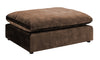 Lazy Modulsofa - Hocker - Stoff Adore Coffee
