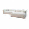 Moon Modulsofa - 1,5 Sitzer mit XXL Chaiselongue Rechts - Stoff Mega