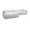 Moon Modulsofa - 1,5 Sitzer mit XXL Chaiselongue Links - Stoff Mega