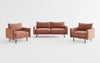Ella 3 Sitzer - Stoff Farbe Abricot