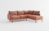 Ella Chaiselongues Sofa - Stoff Farbe Abricot - Rechts