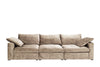 Lazy Modulsofa - 3 Sitzer - Stoff Adore Liver