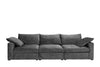 Lazy Modulsofa - 3 Sitzer - Stoff Adore Dolphin