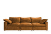 Lazy Modulsofa - 3 Sitzer - Stoff Adore Gold