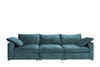 Lazy Modulsofa - 3 Sitzer - Stoff Adore Petrol