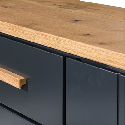 Peter - Sideboard M - Eiche Anthrazit