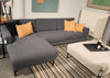 Louise Modulsofa - Stoff Brema Blue - Outlet