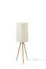 PEAK - Leuchte Stick | Beine Eiche - Schirm Papier Weiß