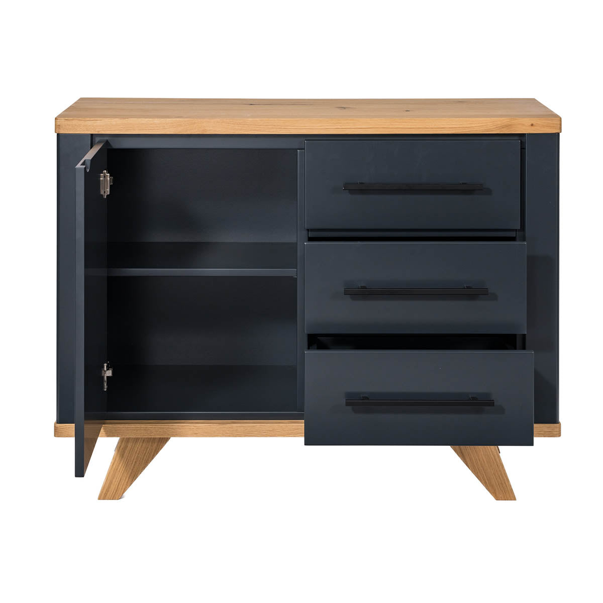Peter - Sideboard XS - Eiche Anthrazit