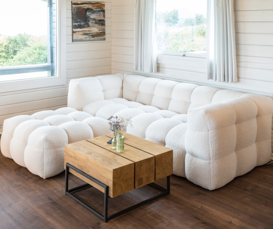 Prestige Modulsofa - Stoff Perfect Harmony White