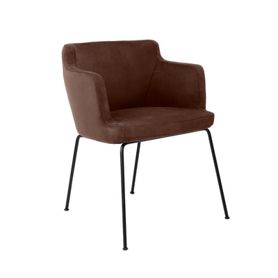 Gry Stuhl Metall - Coffee