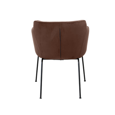 Gry Stuhl Metall - Coffee
