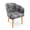 Clio Stuhl - Stoff Kariert | Outlet