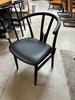 Metra Stuhl - Leder Black