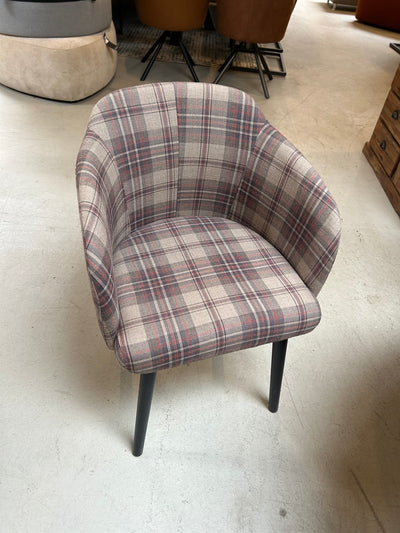 Clio Stuhl - Stoff Kariert