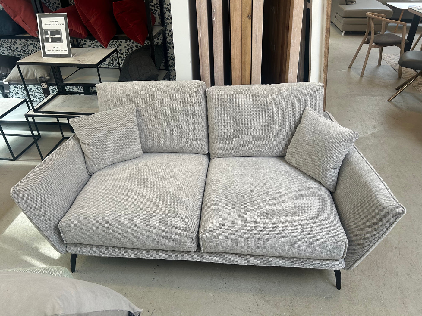 Ekko Sofa Stoff Impala Ashgrey
