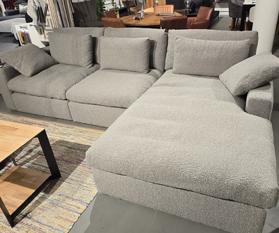 Lazy Modulsofa - Stoff Ascot Taupe