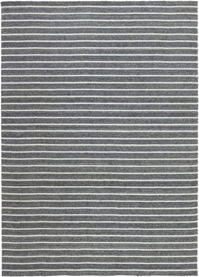 Nouveau Striped Teppich - Dark Grey White