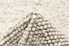 Dewdrops Teppich - Light Grey - Handgewebt
