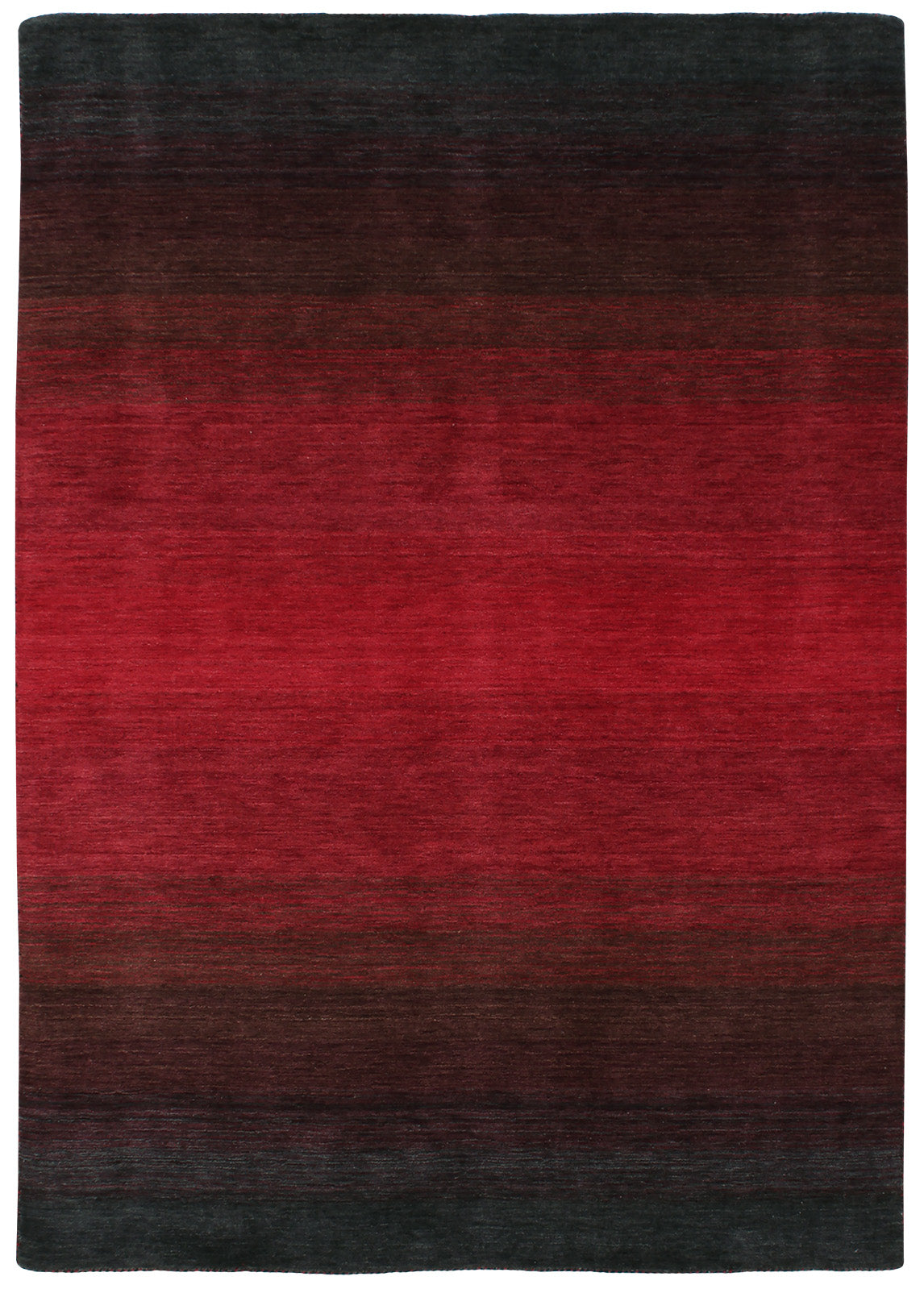 Panoramic Teppich - Black Red