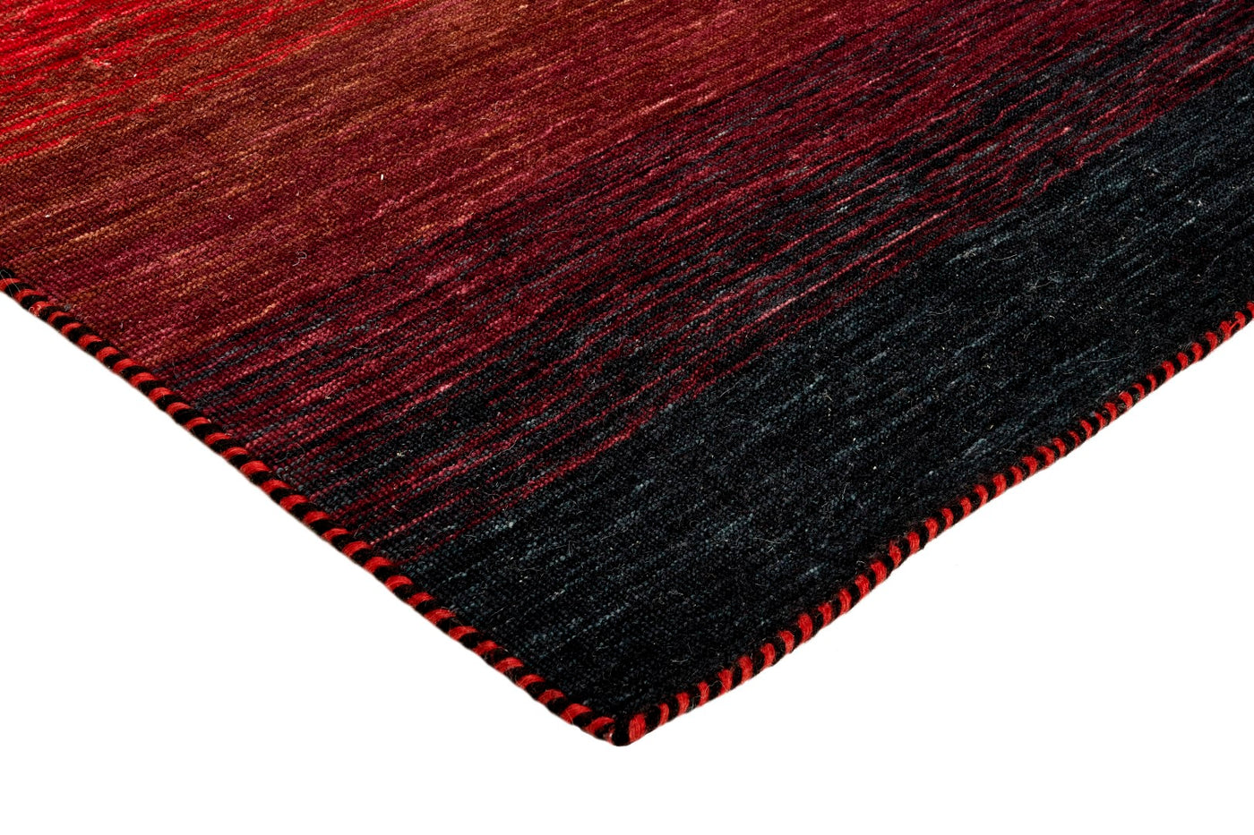 Panoramic Kilim - Black Red