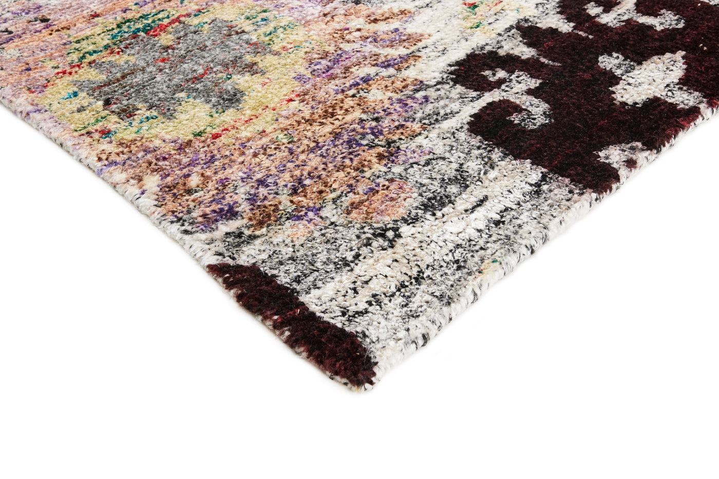 Silk Sari Teppich - Multi Colour 210033