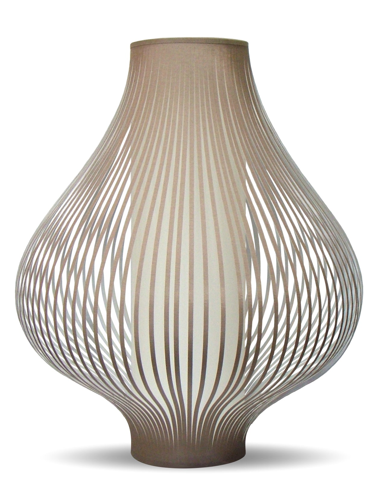 Onion Tischlampe H: 50 cm Rosa Cenize, Samt