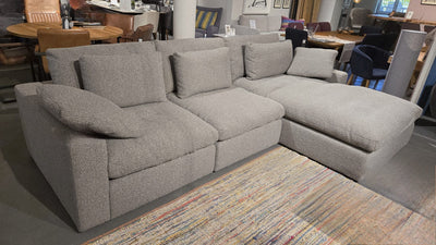 Lazy Modulsofa - Stoff Ascot Taupe