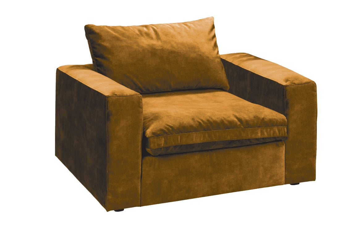 Lazy Modulsofa - Sessel - Stoff Adore Gold