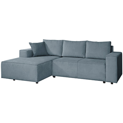 Karlstad Schlafsofa - 2 Sitzer mit Chaiselongue Links - Stoff Shadow Sky