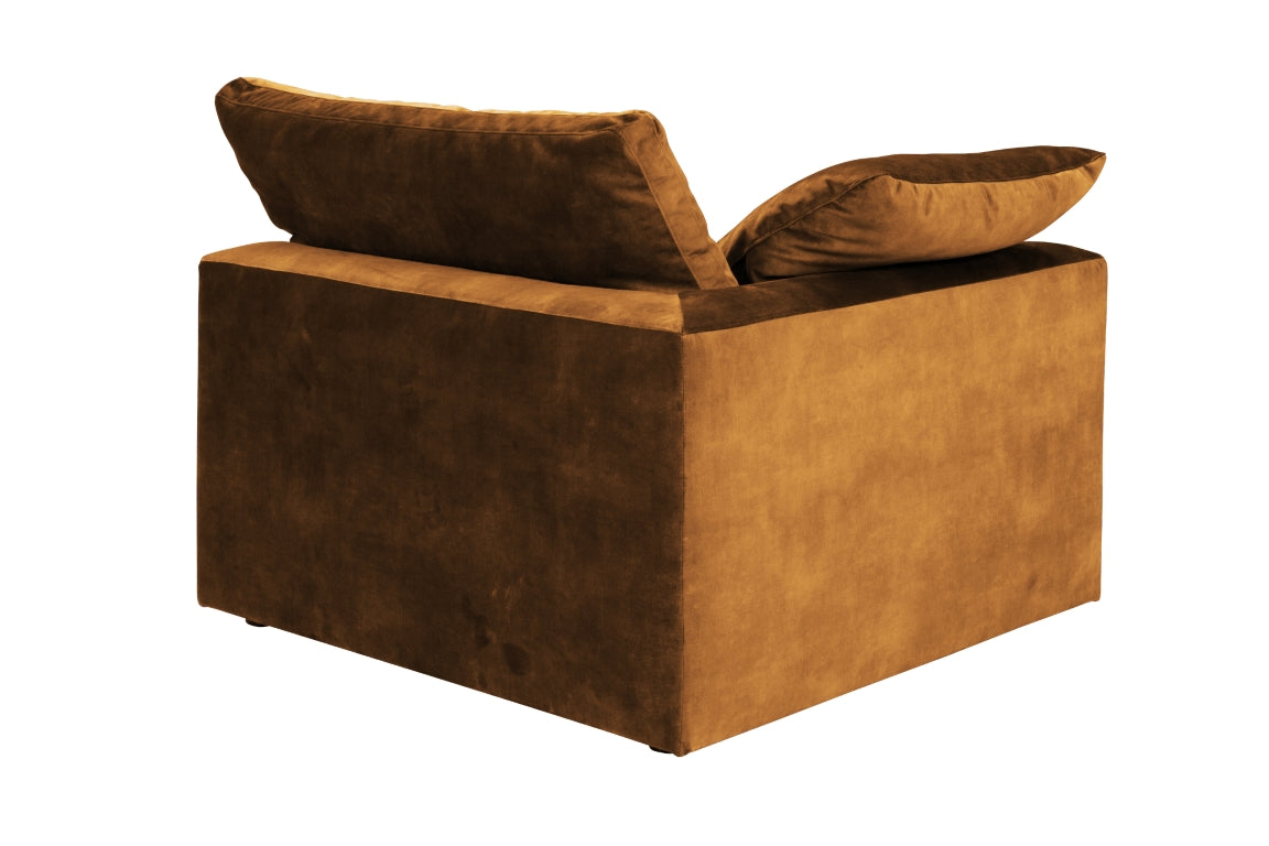 Lazy Modulsofa - Sessel - Stoff Adore Gold