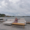 Louise Modulsofa - 2,5 Sitzer mit XL Maxi Modul Links - Stoff Brema