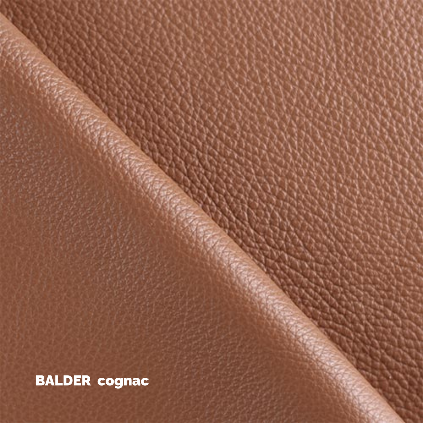 Sofia - Sessel - Stoff Brema Beige / Leder Balder Cognac | Gestell Vision