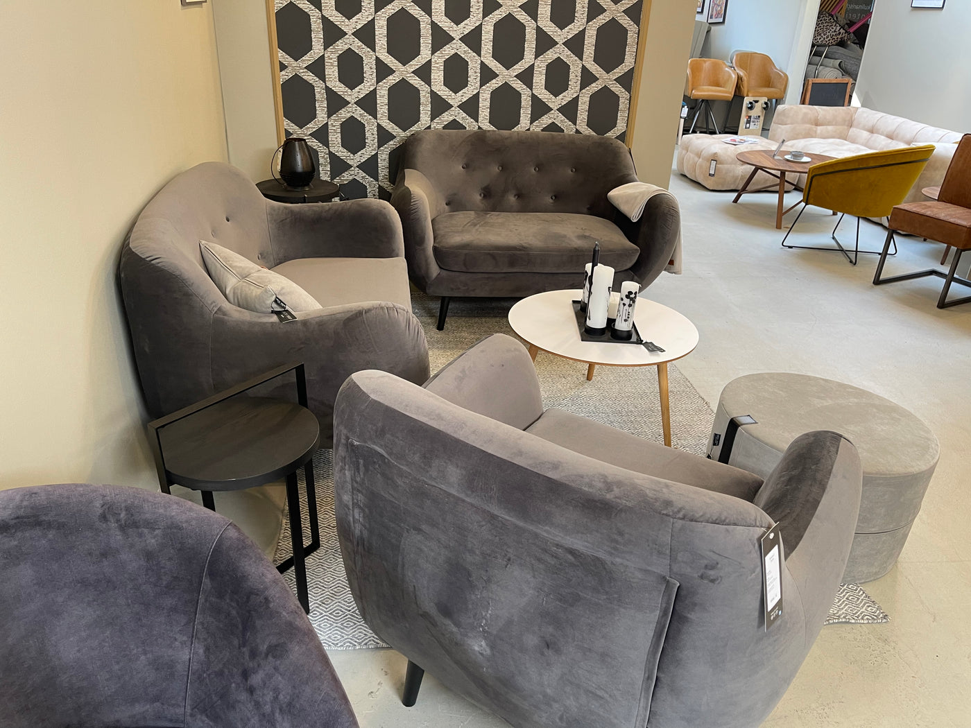 Zefir 2 Sitzer Sofa - Adore Grey - Outlet