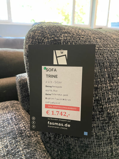 Trine Sofa | 2,5 Sitzer - Stoff Renegade Grau | Outlet