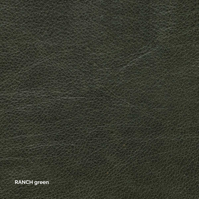 Ohio Stuhl - ohne Armlehne - Leder Ranch Green