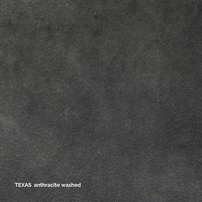 Lisa Stuhl - mit Armlehne - Leder Texas Anthrazit Washed