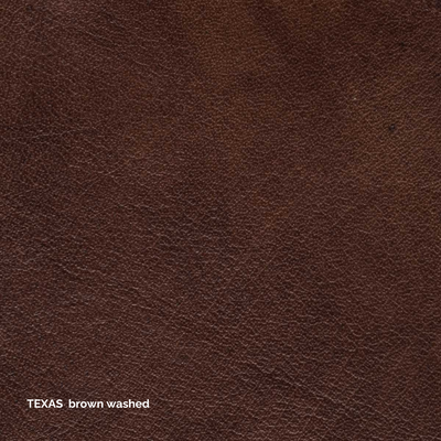 Lisa Stuhl - mit Armlehne - Leder Texas Brown Washed
