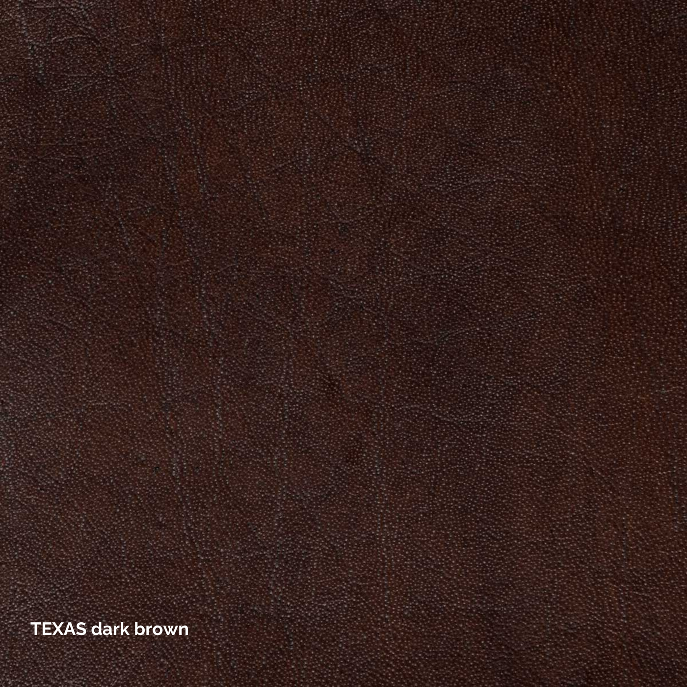 Ohio Stuhl - mit Armlehne - Leder Texas Dark Brown