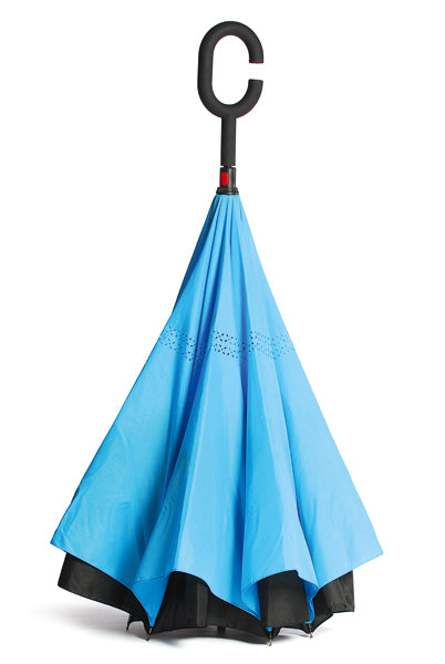 Regenschirm blau - 83cm/120cm