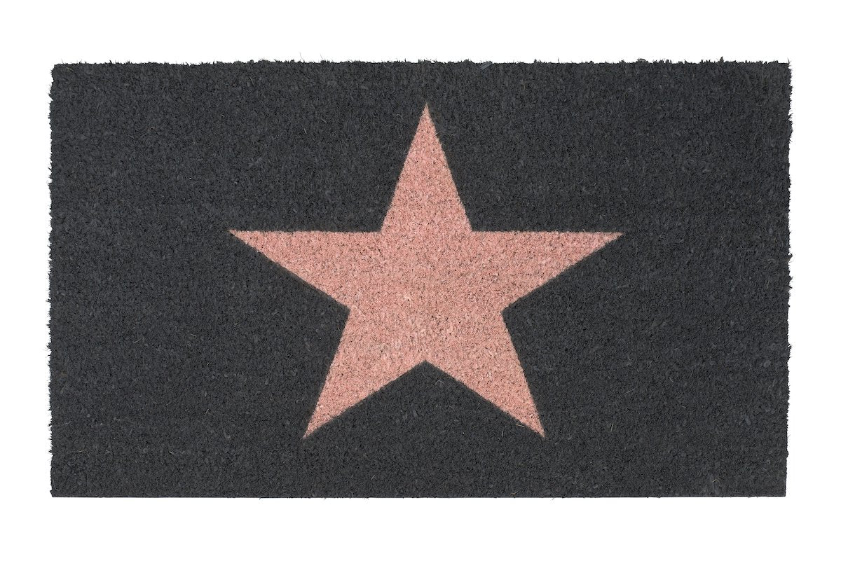 Fußmatte, Star, Farbe Blush/Grau  - 45x75cm