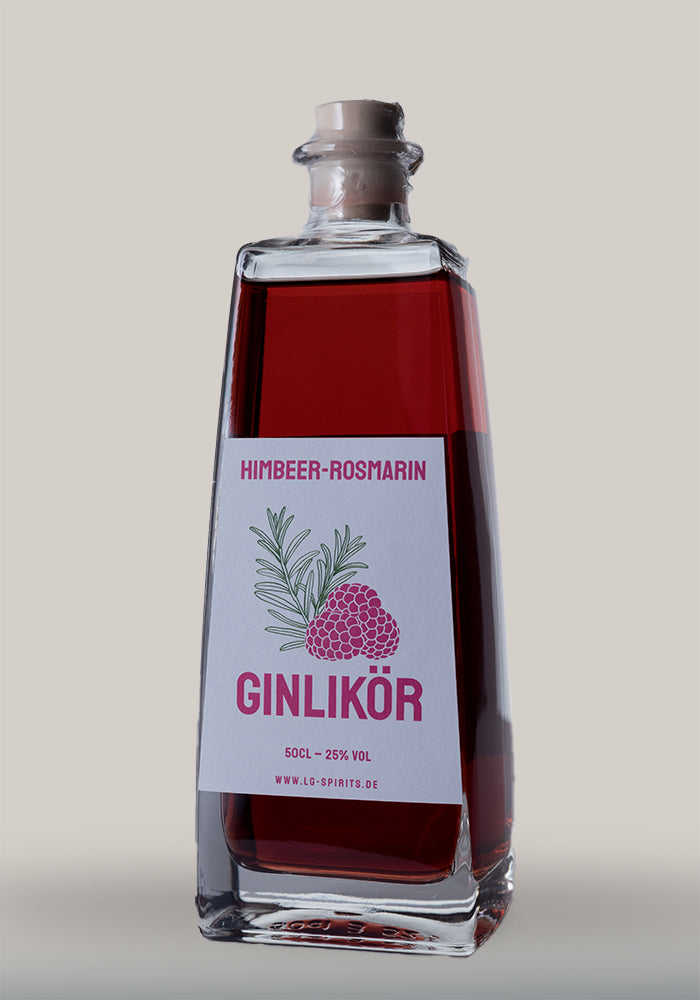 L&G Spirits Himbeer-Rosmarin Ginlikör - 25%vol - 0,5l