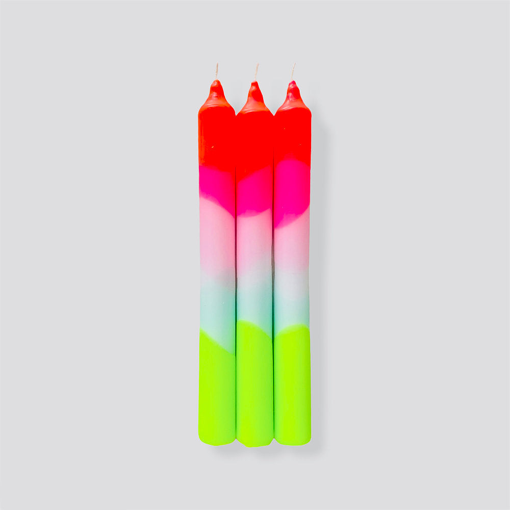 Kerze Dip Dye Lollipop Trees  - 21x2,10cm