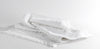 Badvorleger Paisley Fransen - Farbe Weiß 50x70cm - 50x70cm