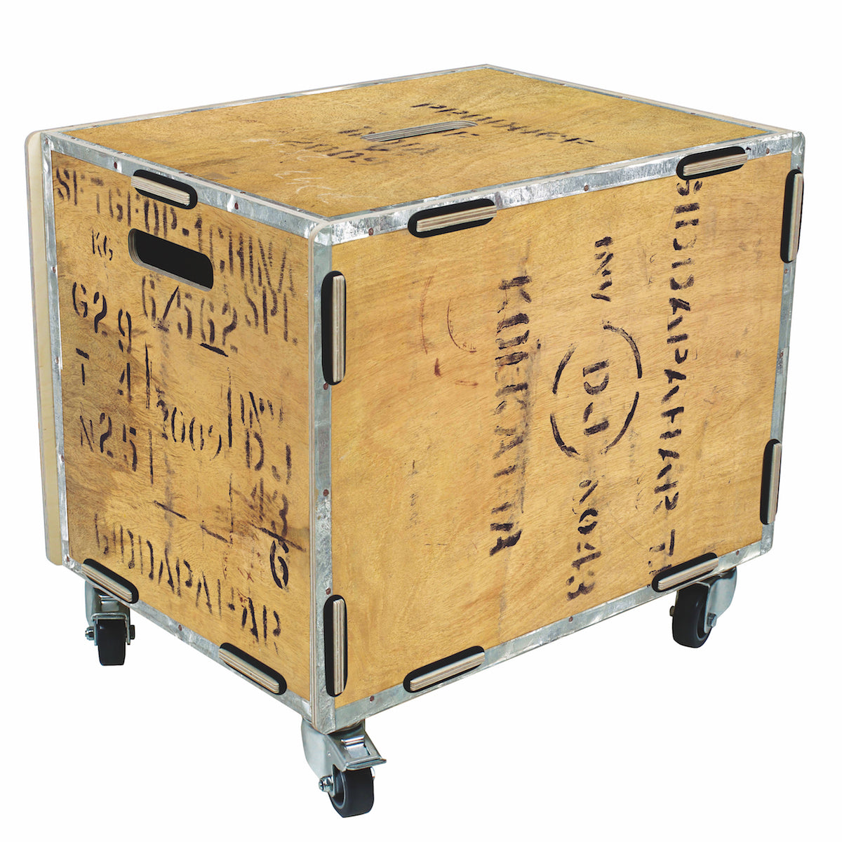 Rollbox Teekiste | natur - 40,50x45,50x33,00cm