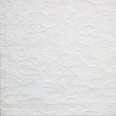 Tagesdecke Renascenca Farbe Weiß 260x260cm - 260x260cm